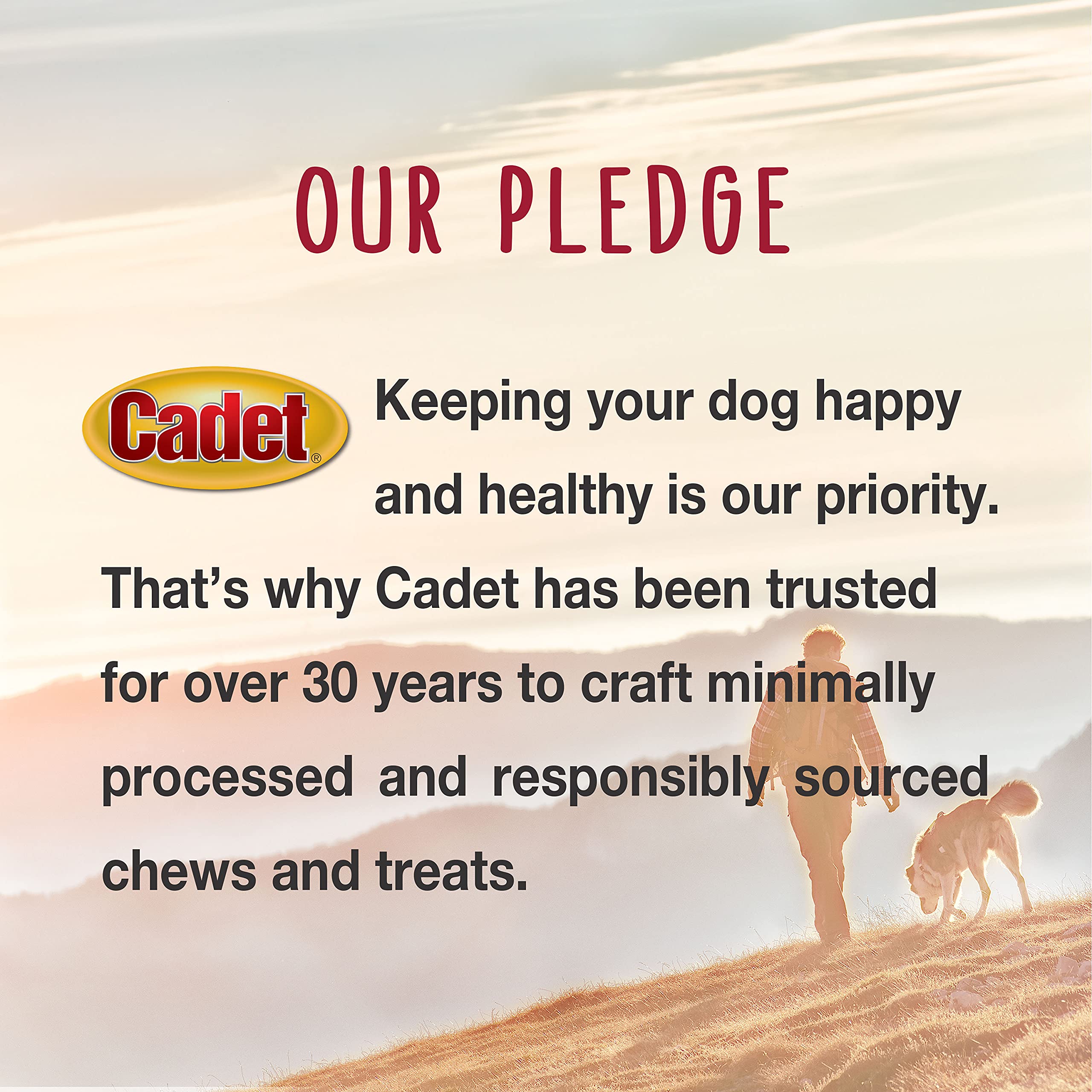Cadet Gourmet sans additifs, bouchée naturelle pour chien