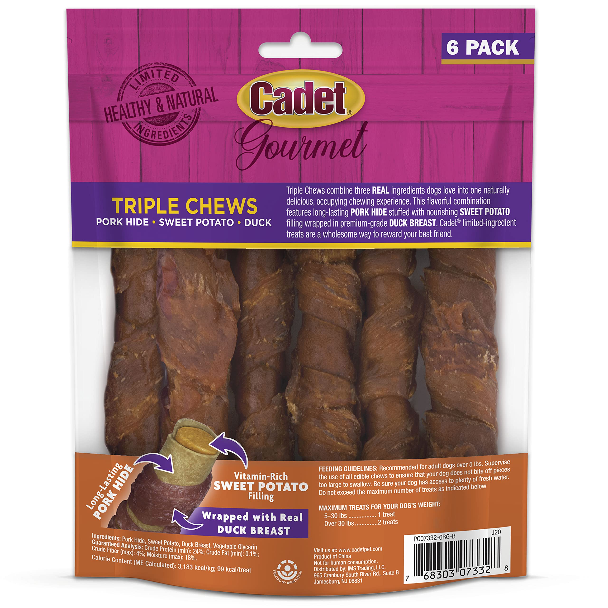 Cadet Gourmet – inspection et tests USA garantissant la qualité.