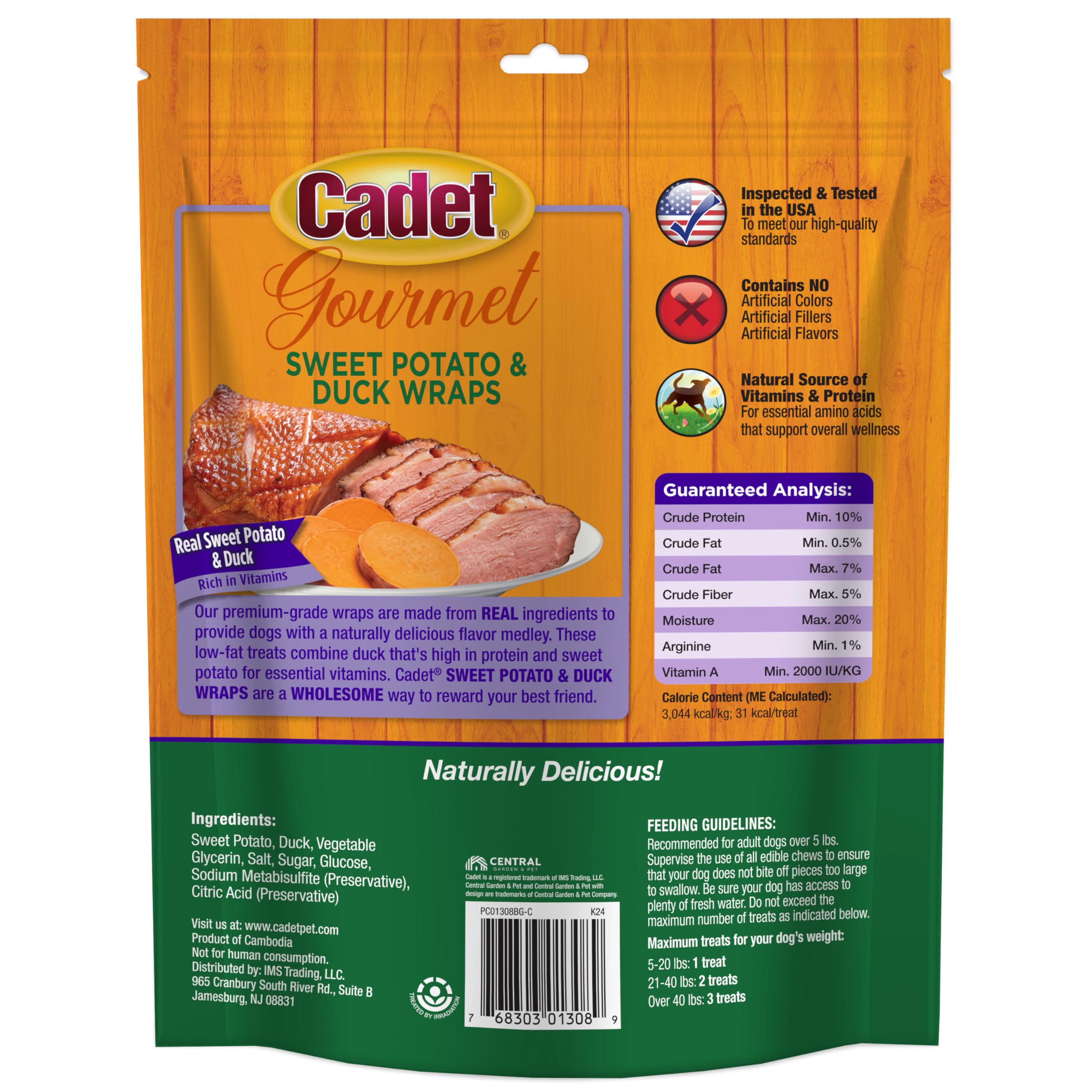 Cadet Gourmet Wraps, texture moelleuse et goût délicieux pour le quotidien.