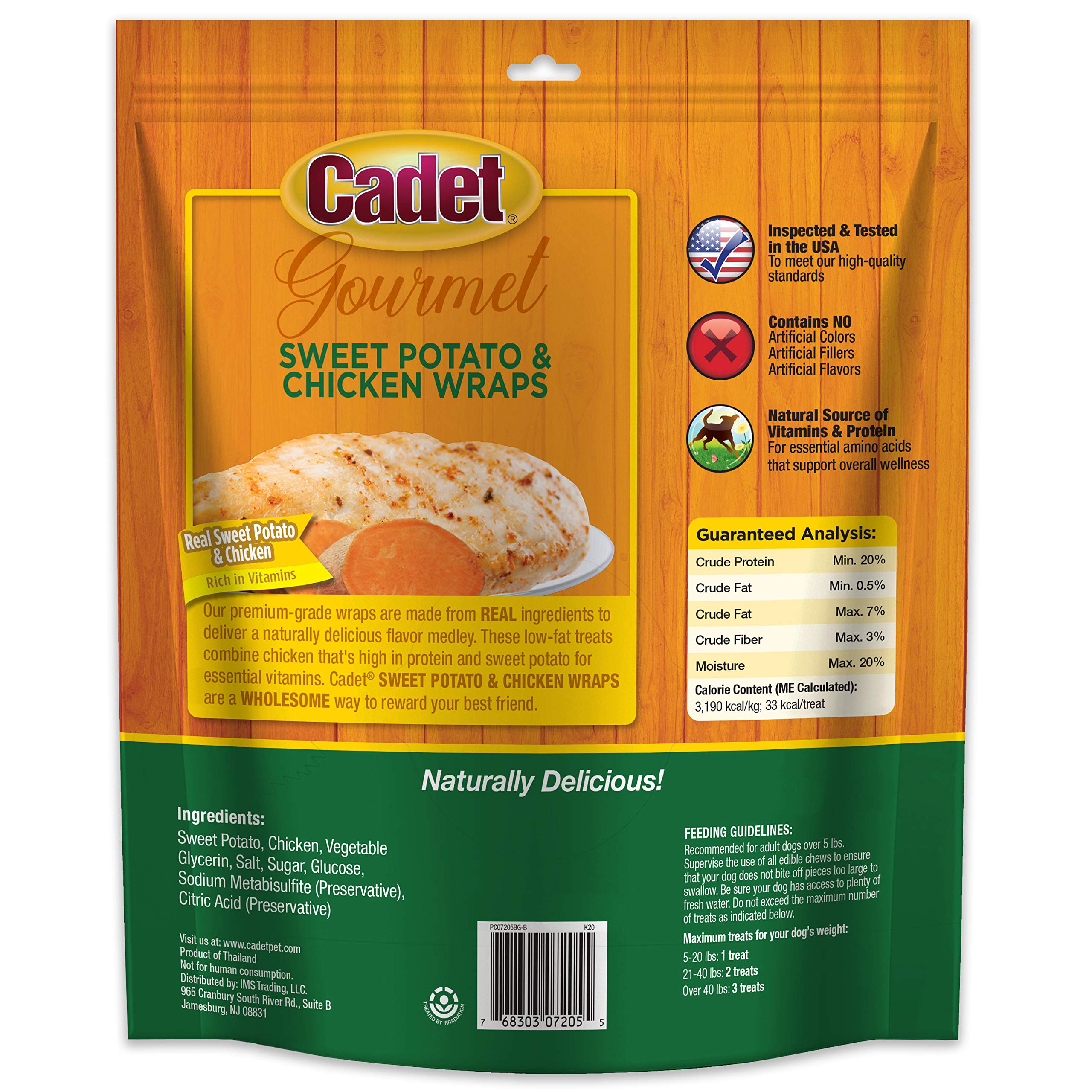 Inspection USA Cadet Gourmet Wraps pour meilleure qualité