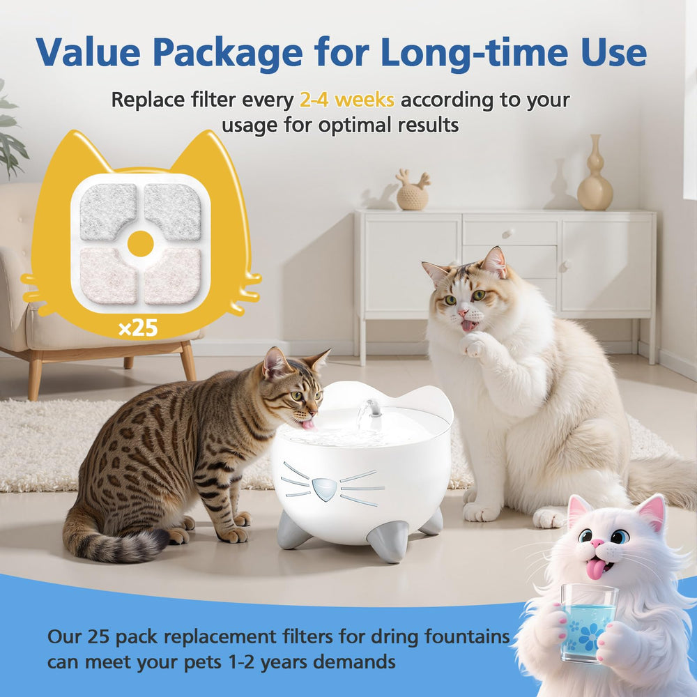 Caehomly filtre Catit PIXI, eau plus fraîche et agréable