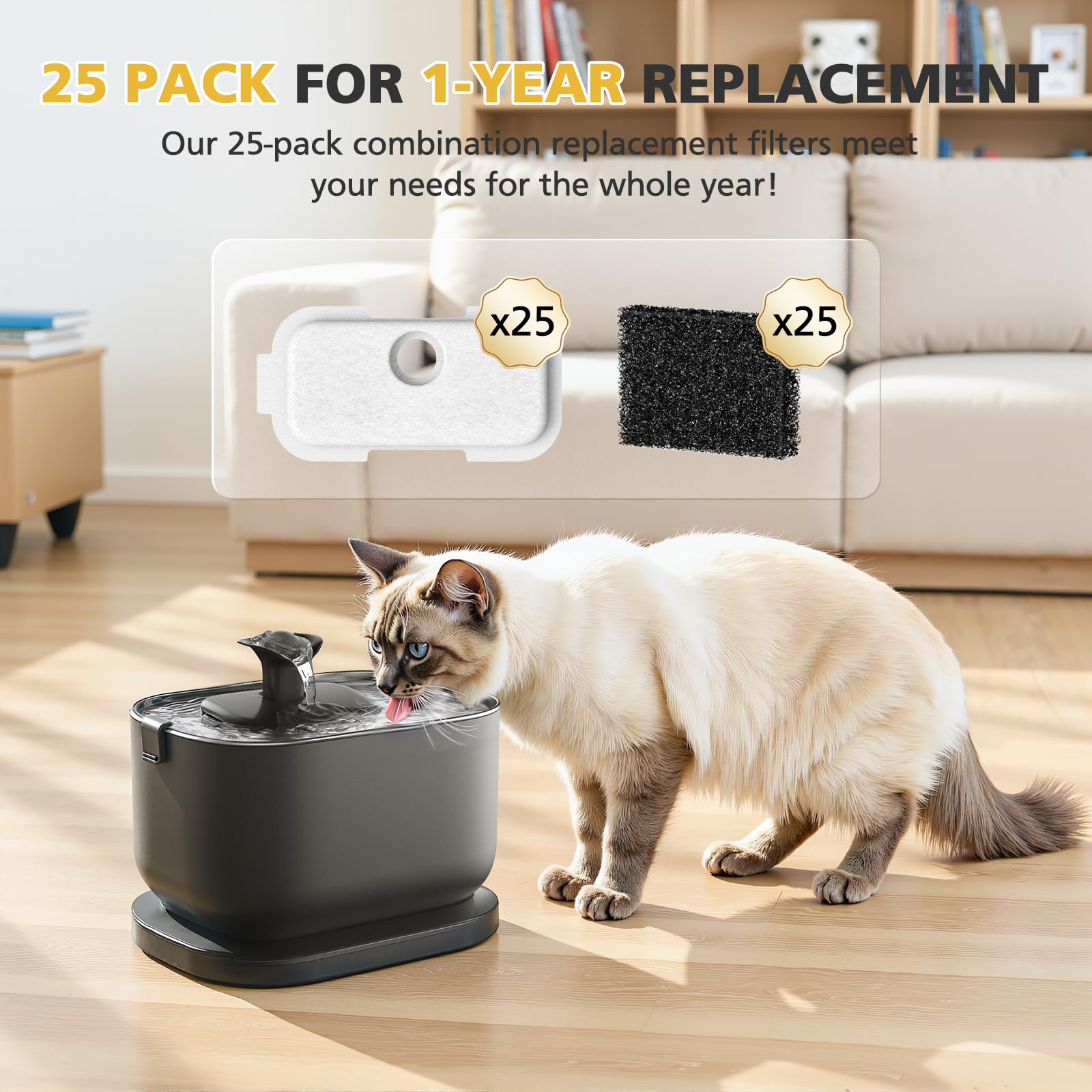 Pack 12 mois Caehomly PLWF115 pour économie annuelle.