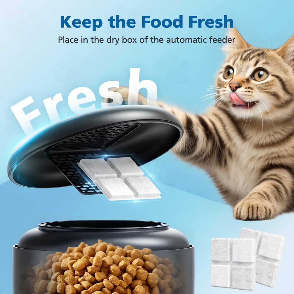 Caehomly sachets-desiccants-nourriture-chat-petlibro-plaf001: maintien la fraîcheur des croquettes entre repas.
