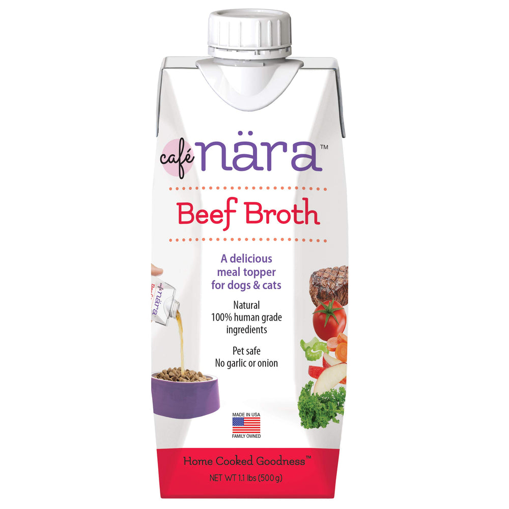 Cafe Nara Bouillon de Boeuf verse dans la gourde, hydrate les repas.