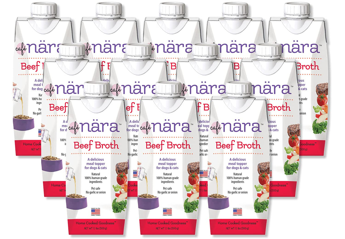 Cafe Nara bouillon d'os boeuf: verse sur croquettes pour plus de saveur