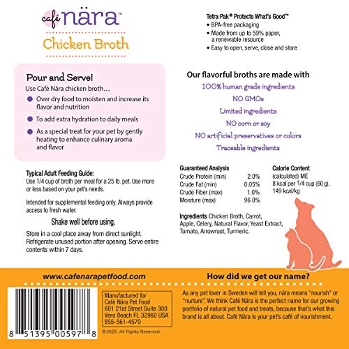 Cafe Nara Bouillon Chat-Chien – plaisir et hydratation lors des repas