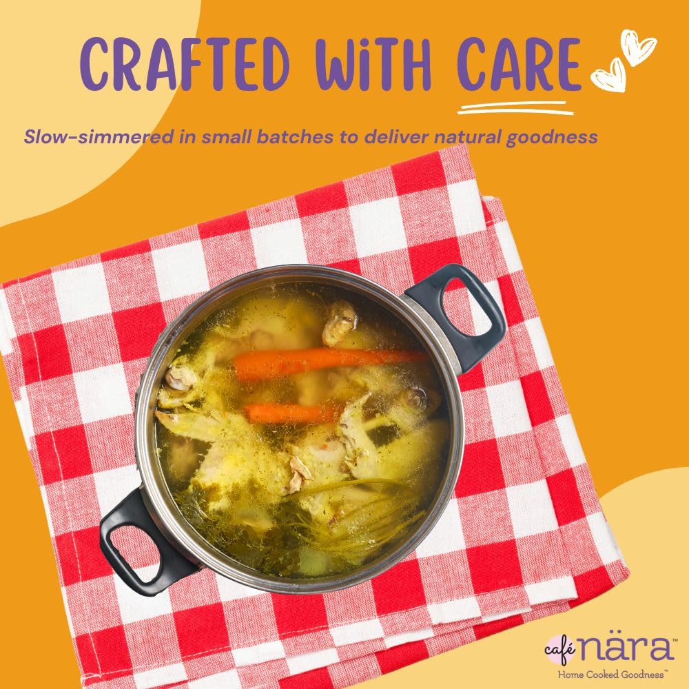 Cafe Nara bouillon poulet bol hydratation soutient l'hydratation lors des repas.