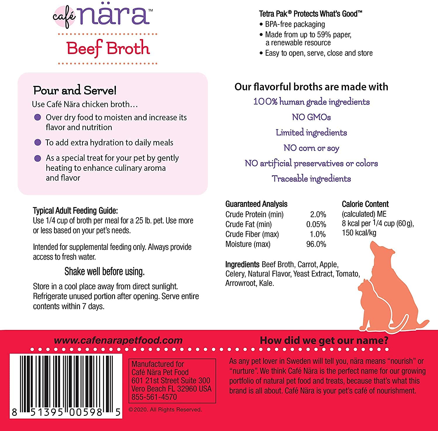 Cafe Nara emballage: produit naturel et prêt à l'emploi