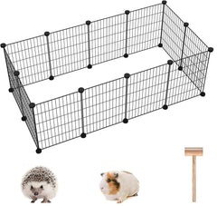 C&AHOME enclos pour petits animaux avec 12 panneaux modulable.