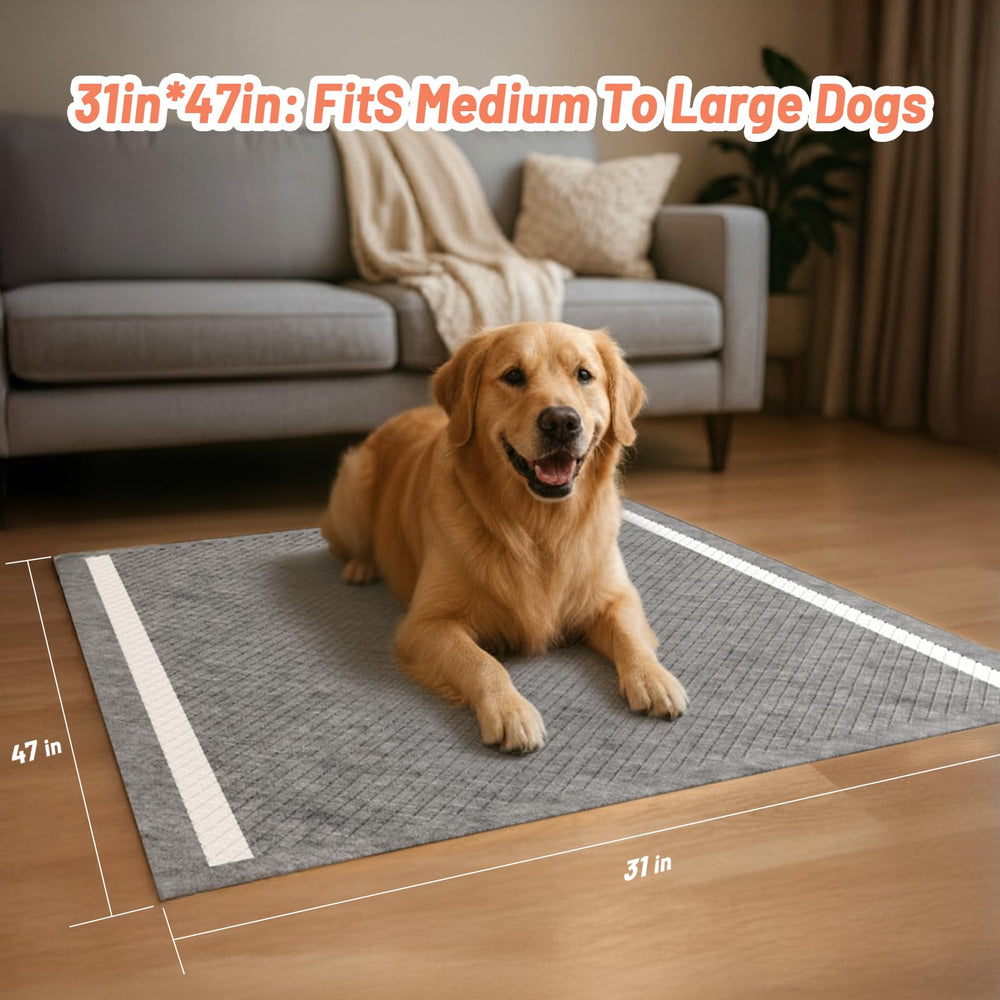 CAHUDIKIC Tapis Charbon Actif XXL idéal pour chiots, chats et lapins