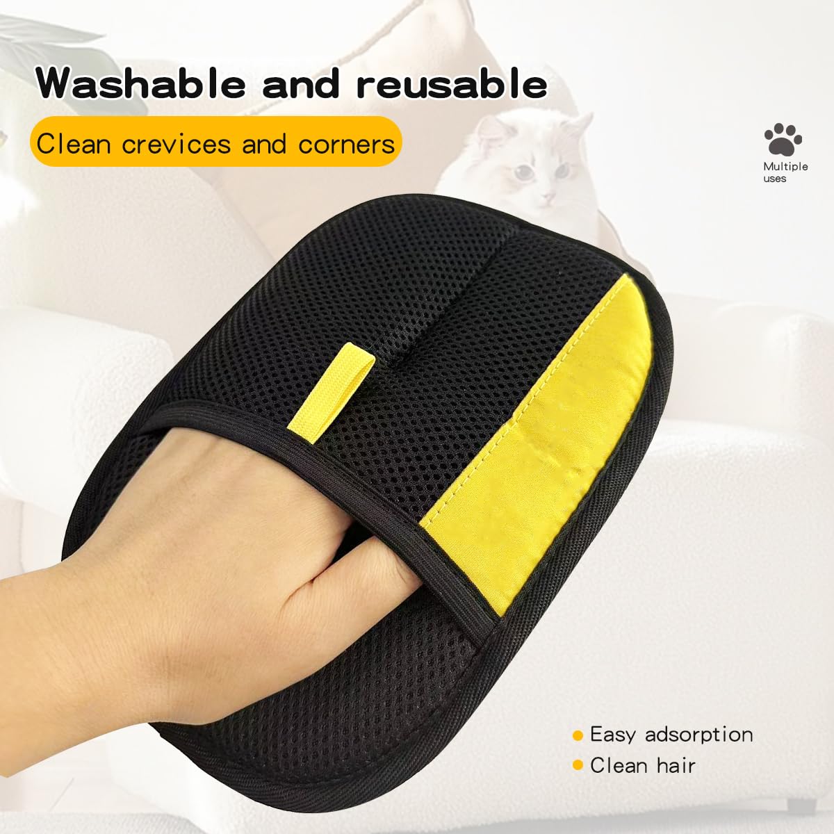 Gants CAIBAO polyvalents, idéaux pour canapés, vêtements et voitures.