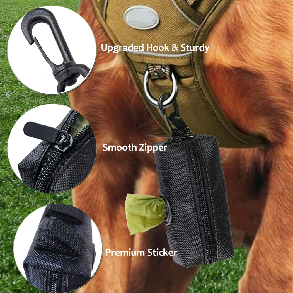 CAKOVANO clip attache-laisse, fixation sûre sans glissement pendant la marche.