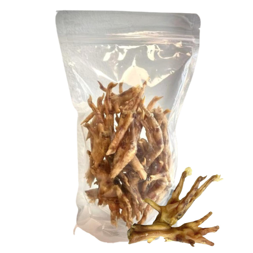 Cal Premium Pattes de poulet emballage pratique, récompense naturelle pour chien.