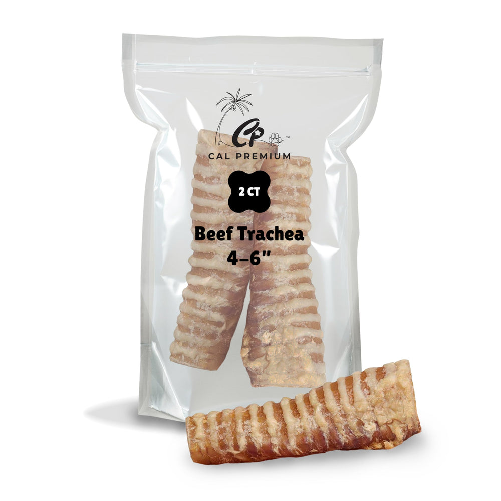 Cal Premium Trachée de Boeuf pour Chien, format 4-6 po, utile et nourrissant.