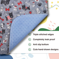 Caldwell's Tapis-pipi 60x60 anti-odeur pour un intérieur plus frais.