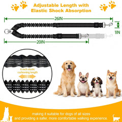 Caldzur corde extensible absorbe les tirages pour protéger poignets et chiens.
