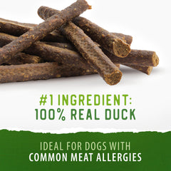 Caledon Farms bâtonnets canard moelleux — ingrédient principal canard pour chiens sensibles