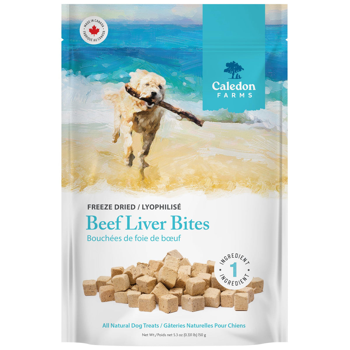 Caledon Farms: bouchées foie-boeuf pour chien, récompense savoureuse durant l'entraînement.