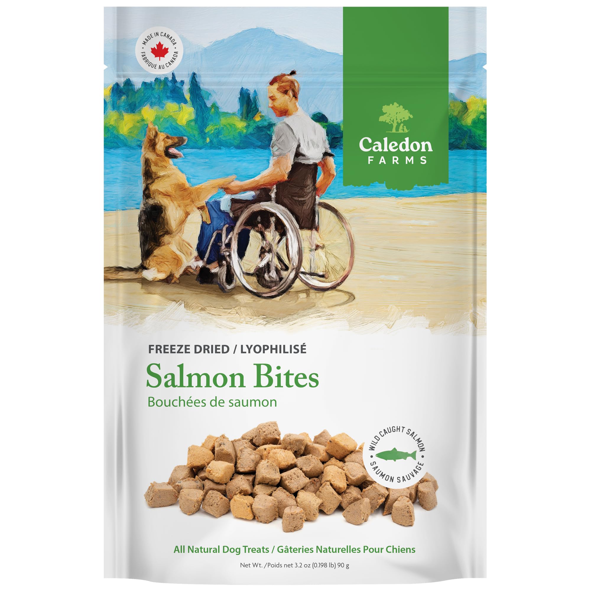 Caledon Farms saumon sauvage 100% pour une protéine simple.
