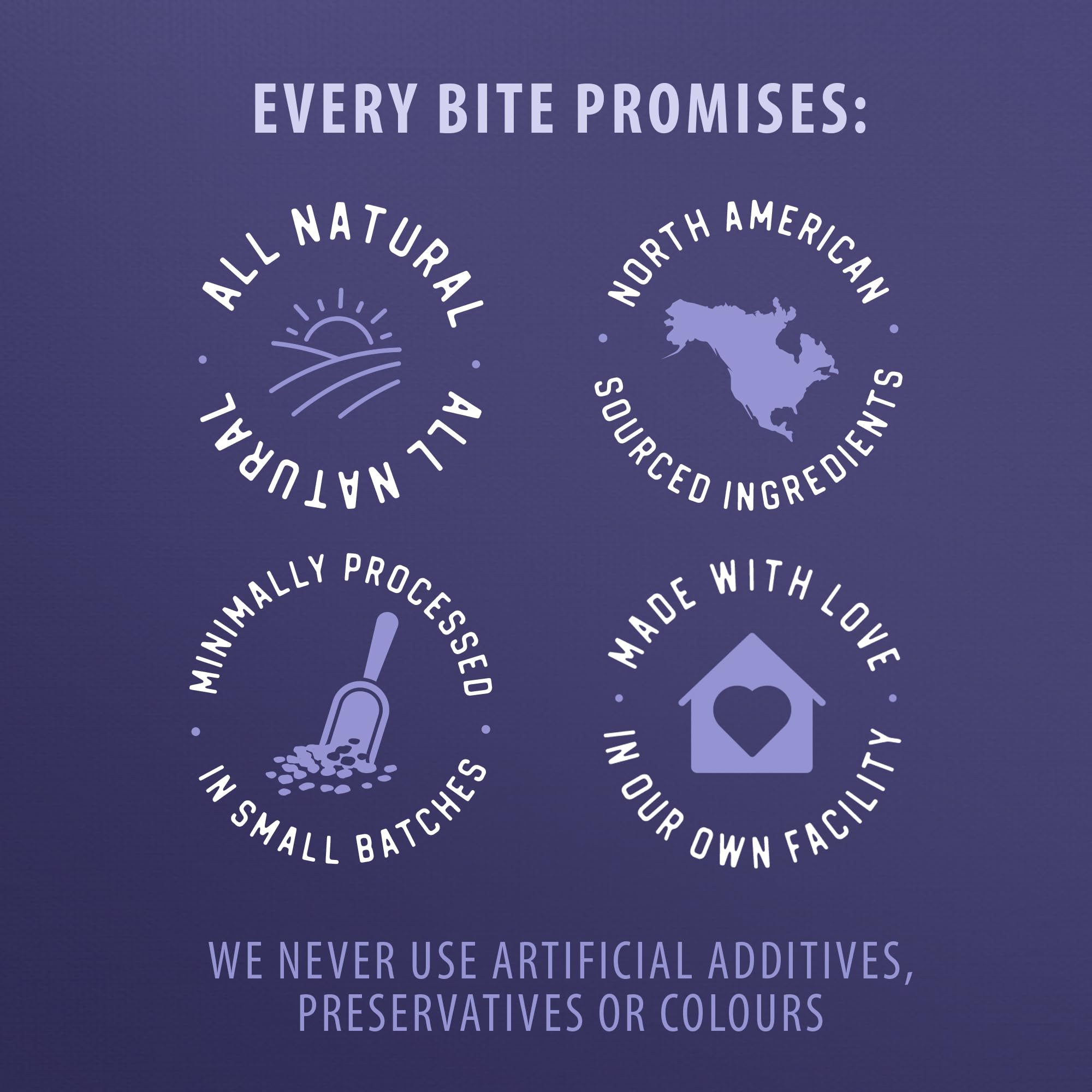 Sans additifs ni céréales Caledon Farms, option véganes.