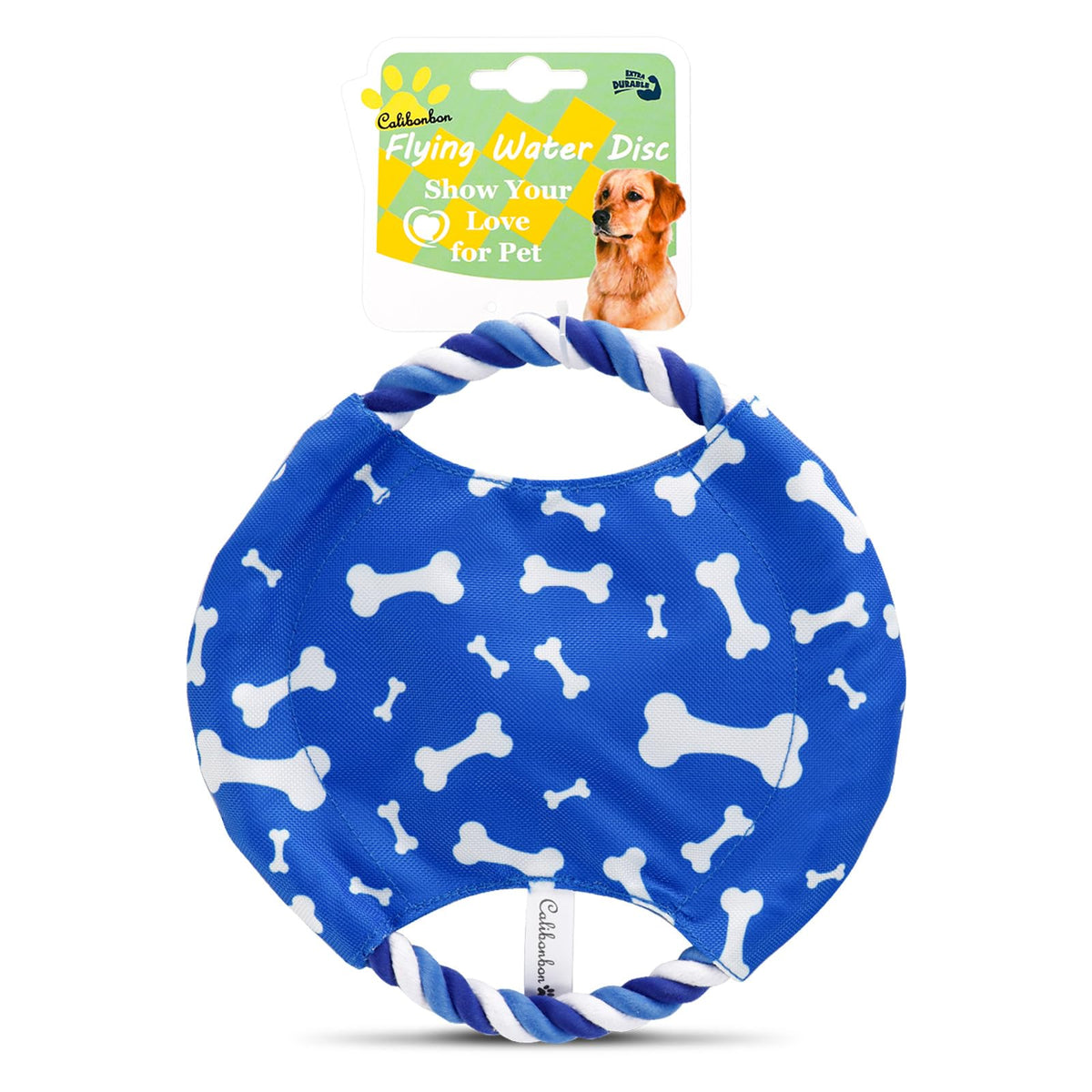 Calibonbon disque frisbee avec toile durable pour jeux en extérieur.
