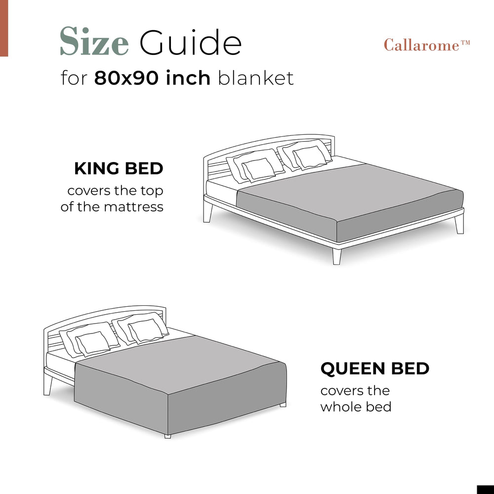 Callarome grande taille 80x90 pour lit spacieux