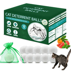 Callmynm balles menthe-citron pour extérieur, repoussent les chats et protègent le jardin.
