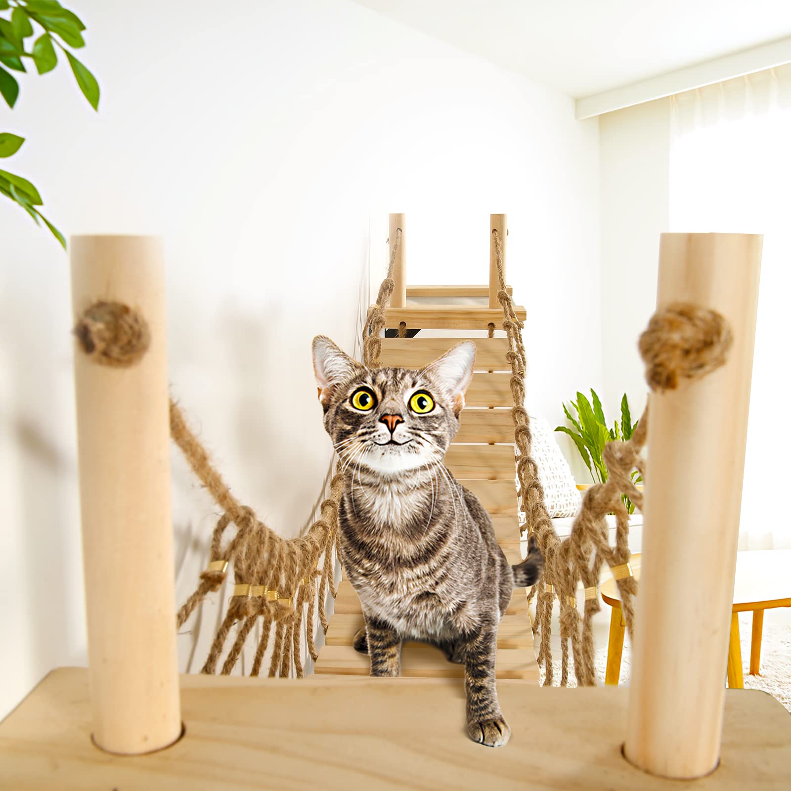 Calmbee connexion-planches-corde-jute, assemblage durable.