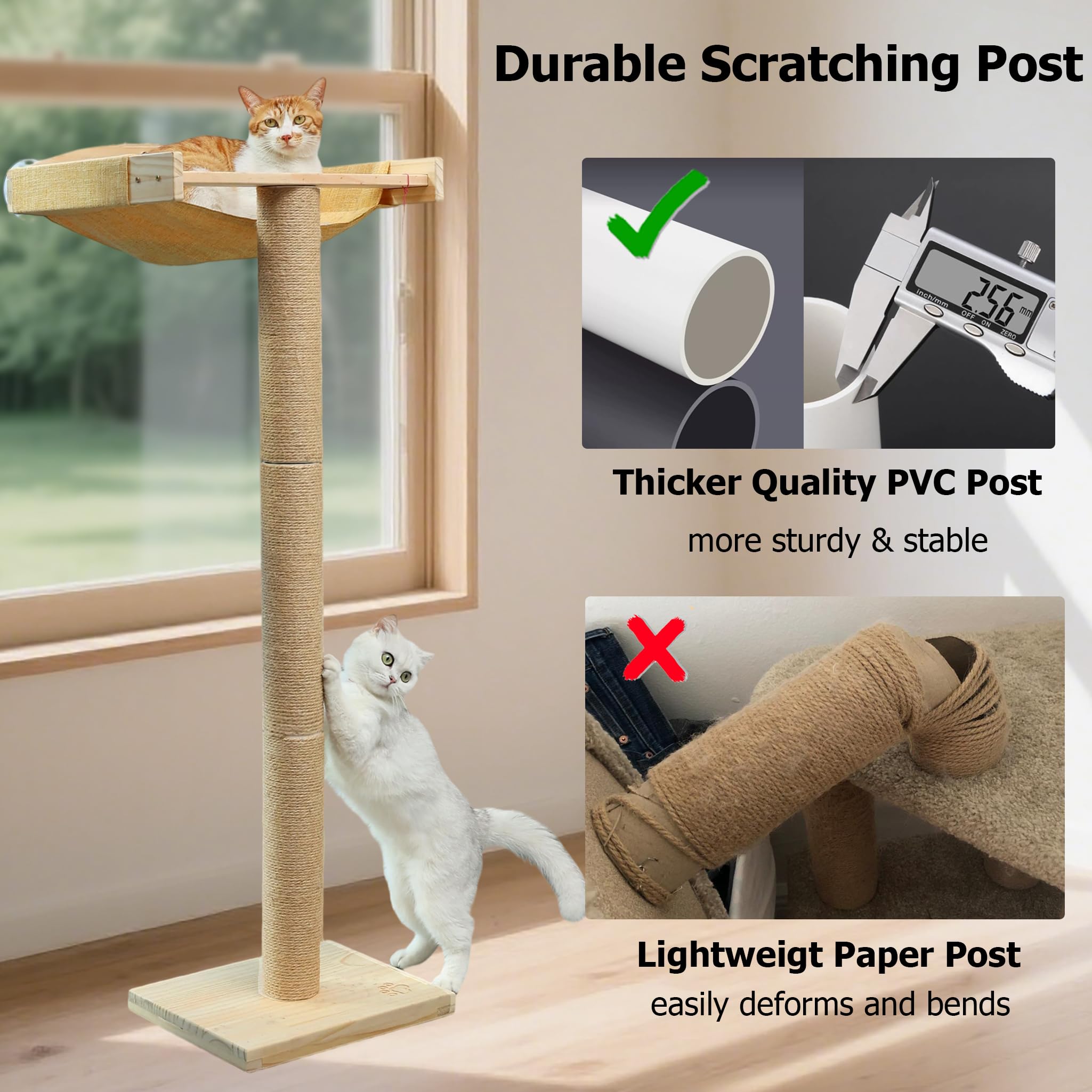 Caloreduce ventouses-triple assurent une fixation fiable sur la vitre.