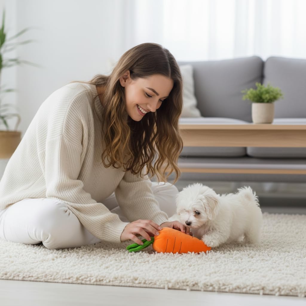 Peluche carotte Calsgkspray douce et réconfortante
