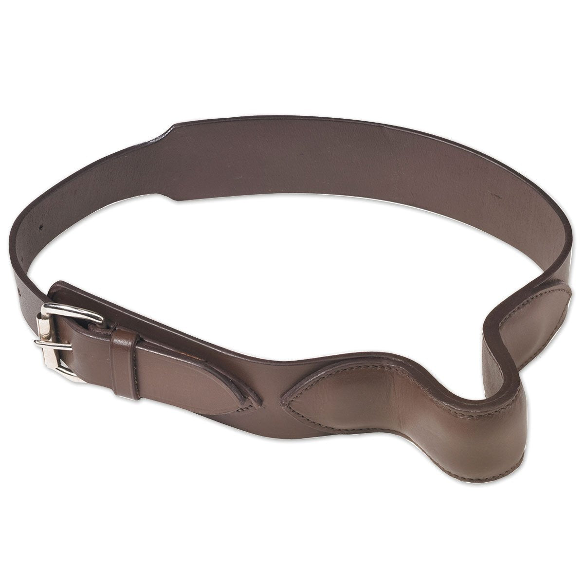 Sangle Camelot anti-cribbing en cuir: solution durable pour prévenir le cribbing sans gêner l’alimentation