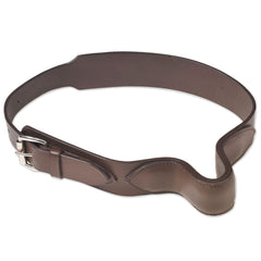 Sangle Camelot anti-cribbing en cuir: solution durable pour prévenir le cribbing sans gêner l’alimentation