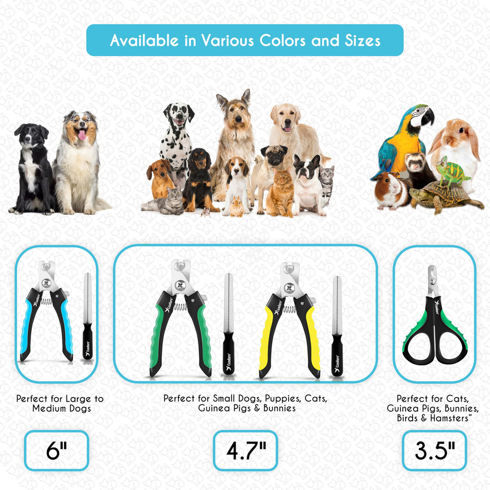 Candure coupe-ongles durable et abordable, idéal pour plusieurs petits animaux.