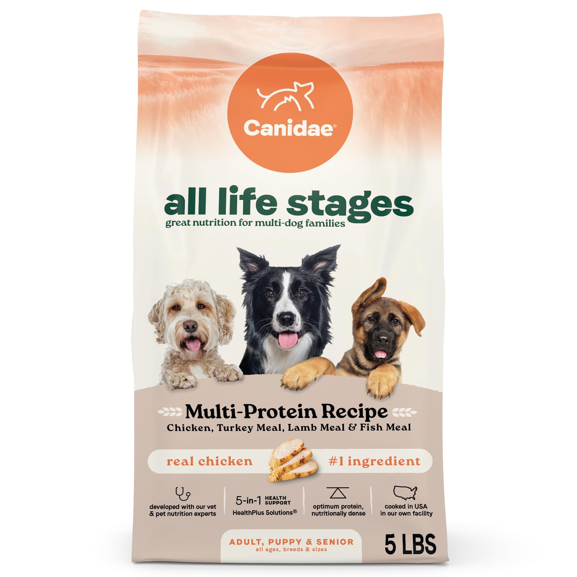 CANIDAE All Life Stages - emballage indiquant nutrition equilibrée pour tous les âges