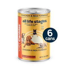 CANIDAE All Life Stages ingrédients viandes vraies poulet agneau poisson pour nourrir tous les chiens.