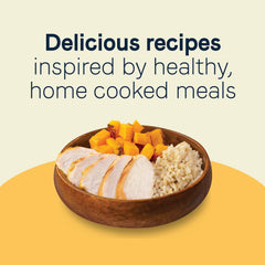 CANIDAE Balanced Bowl - ingrédients de poulet et légumes en sauce, idéal comme repas.