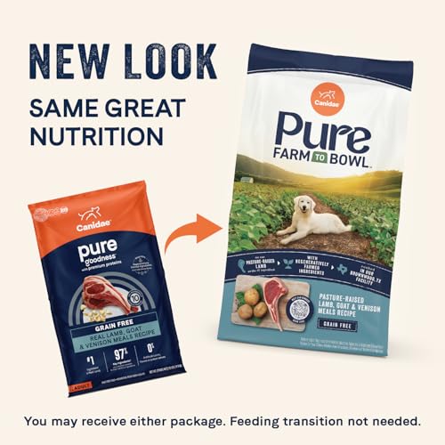CANIDAE Pure agneau pâturage – ingrédients d’origine responsable pour muscles forts
