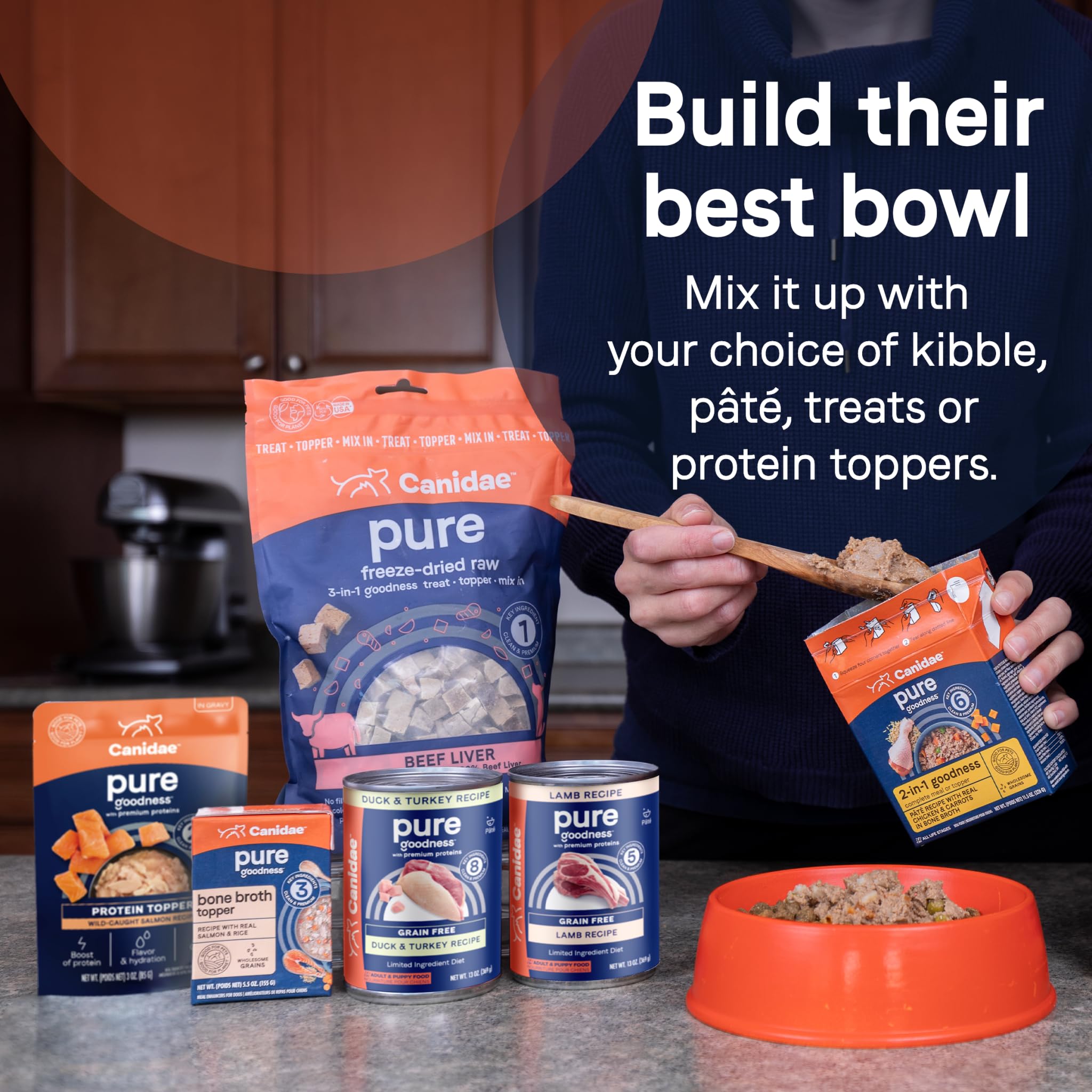 Canidae Pure Biscuits récompense idéale pour chiens actifs lors de l'entraînement.