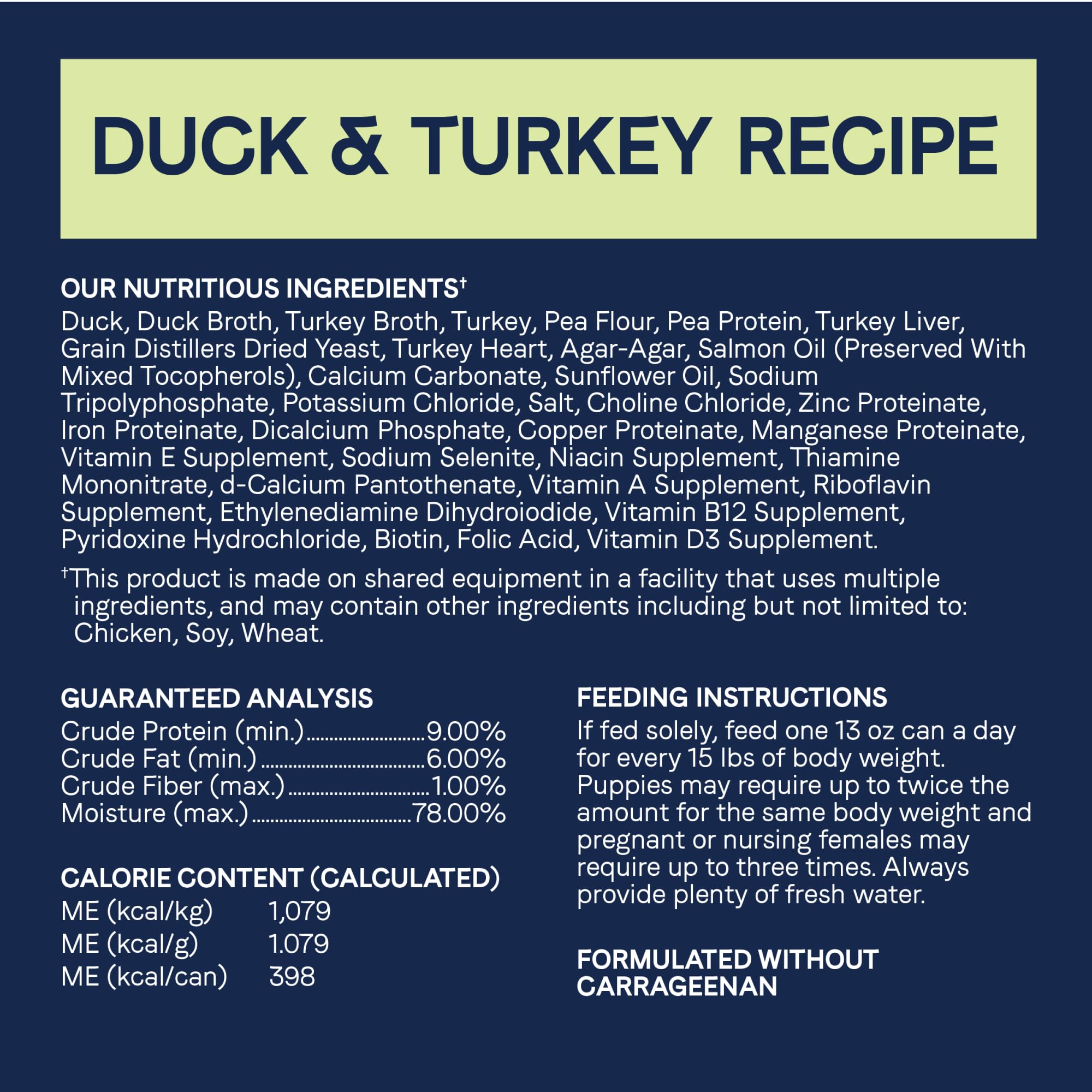 CANIDAE Pure Canard et Dinde – emballage durable et respectueux de l'environnement.