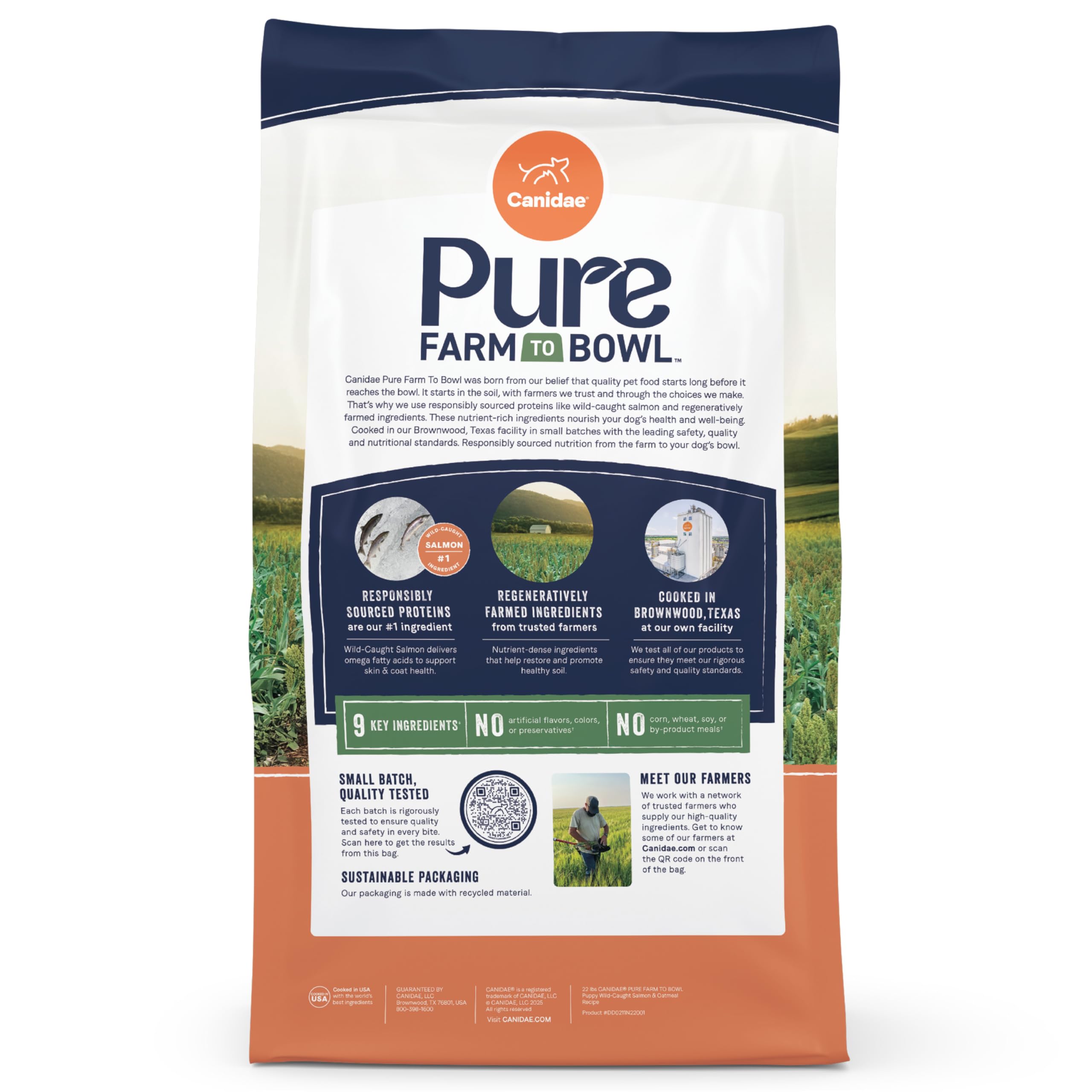 CANIDAE Pure Croissance Équilibrée – nutrition adaptée pour chiots.