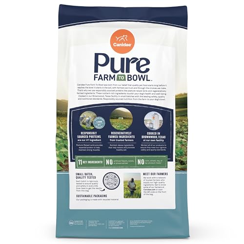 CANIDAE Pure croquettes-sans-cereales: option sans céréales pour une diète simple.