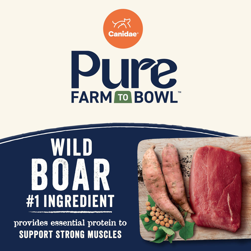 Canidae Pure Farm to Bowl lots-courts cuisson soignée dans de petites fournées.