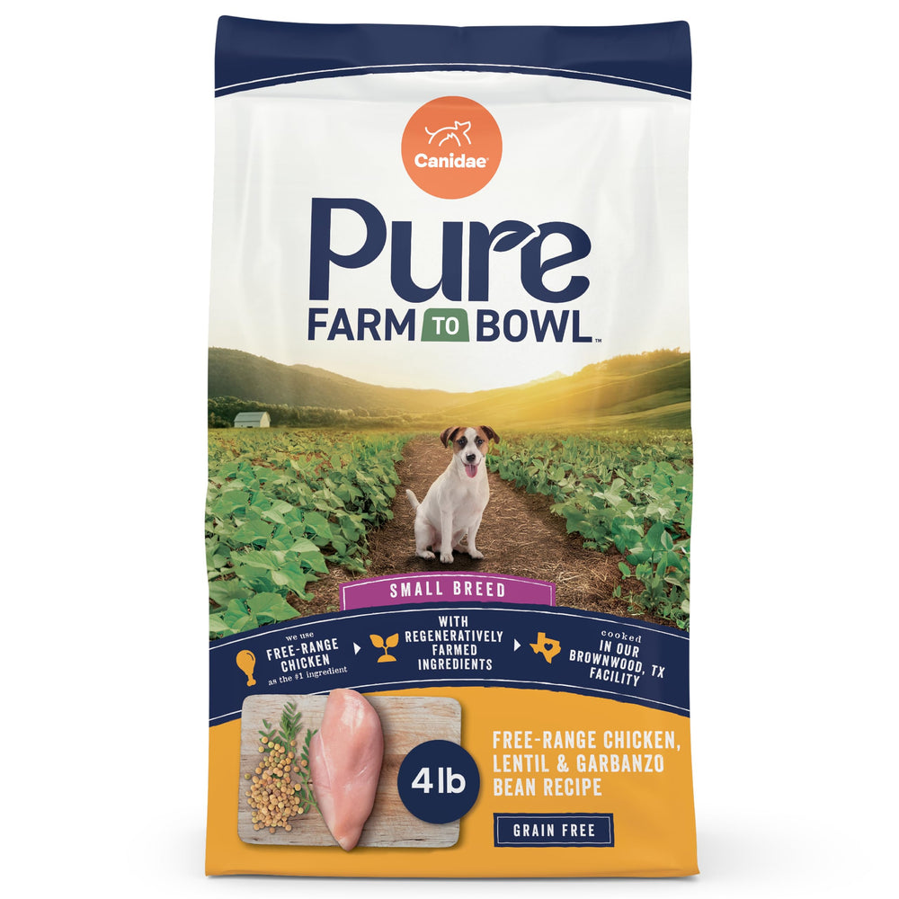 CANIDAE Pure poulet fermier pour petites races, bol sain et naturel