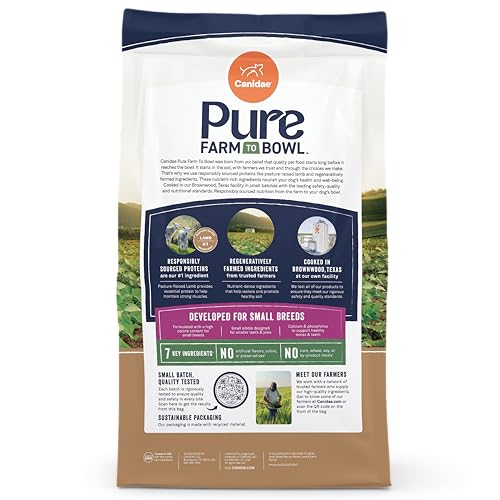 Canidae Pure – ingrédients régénératifs, source locale et soin du sol.