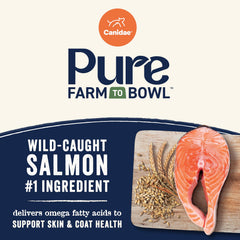 Canidae Pure croquettes à liste restreinte sans céréales et additifs.