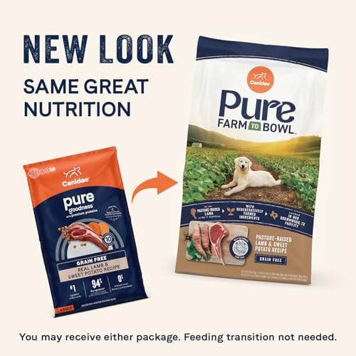CANIDAE Pure patates douces – source naturelle d’énergie douce.