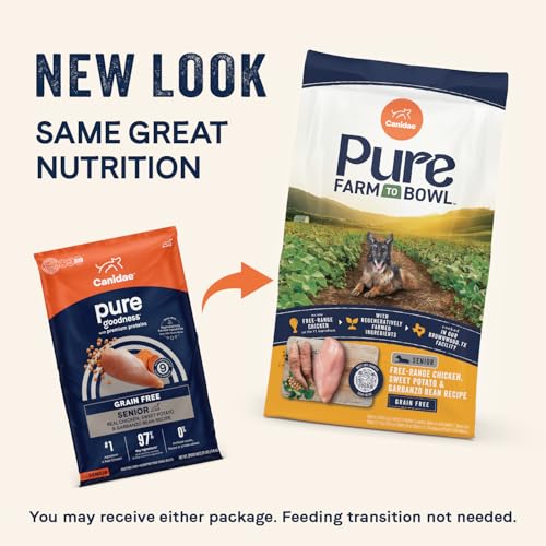 CANIDAE Pure poulet plein air ingrédients, énergie naturelle pour chien âgé