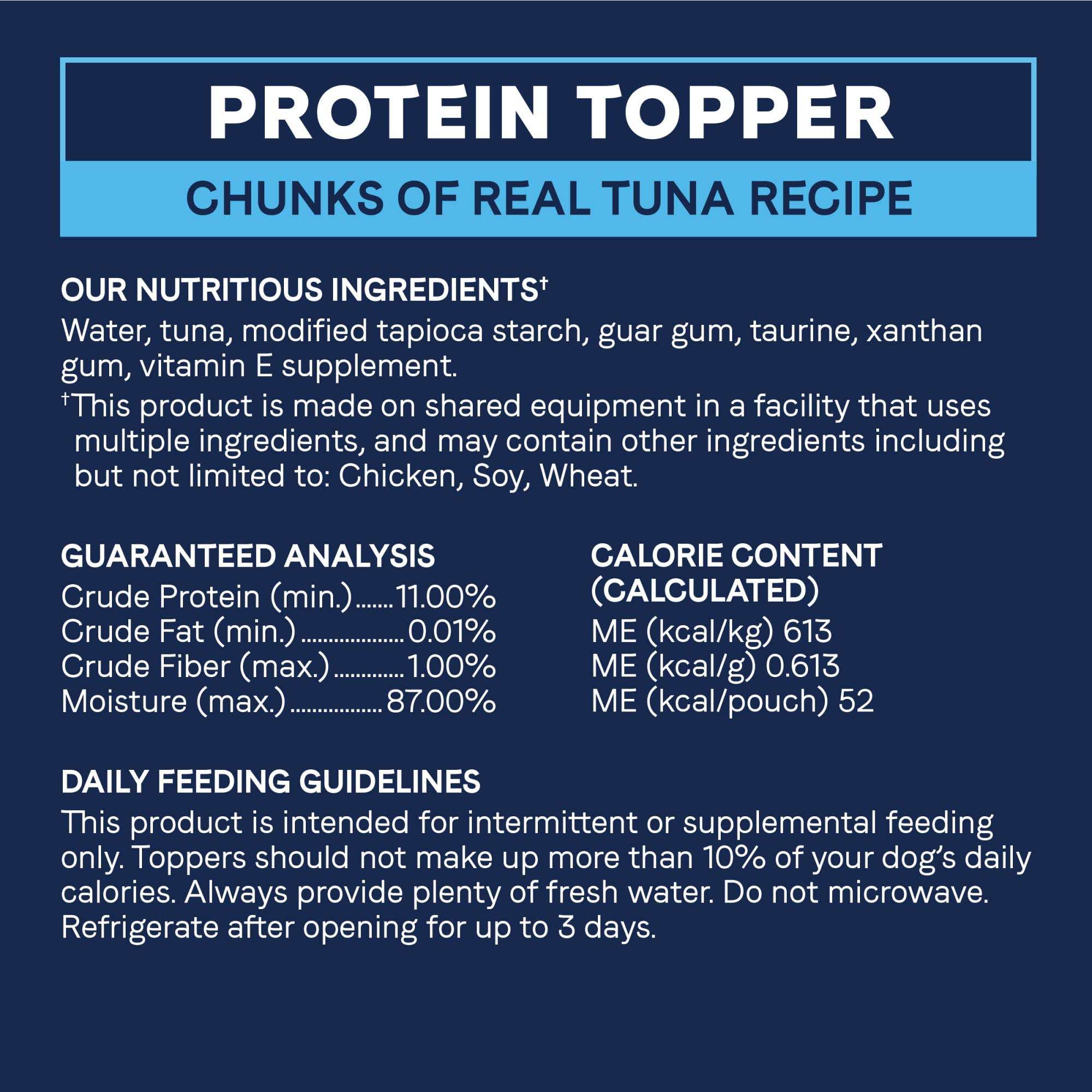 CANIDAE Pure Protein Topper – Protéine ajoutée pour varier les repas et soutenir l'hydratation.