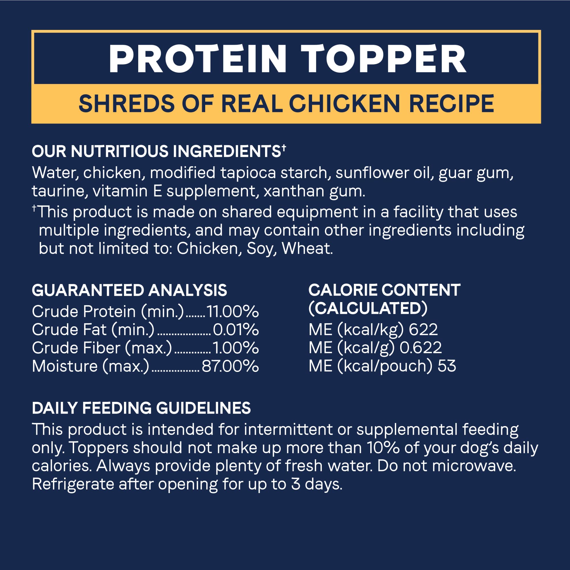 CANIDAE Pure Protein Topper: sauce hydratante qui enrichit l'arôme et l'appétit.