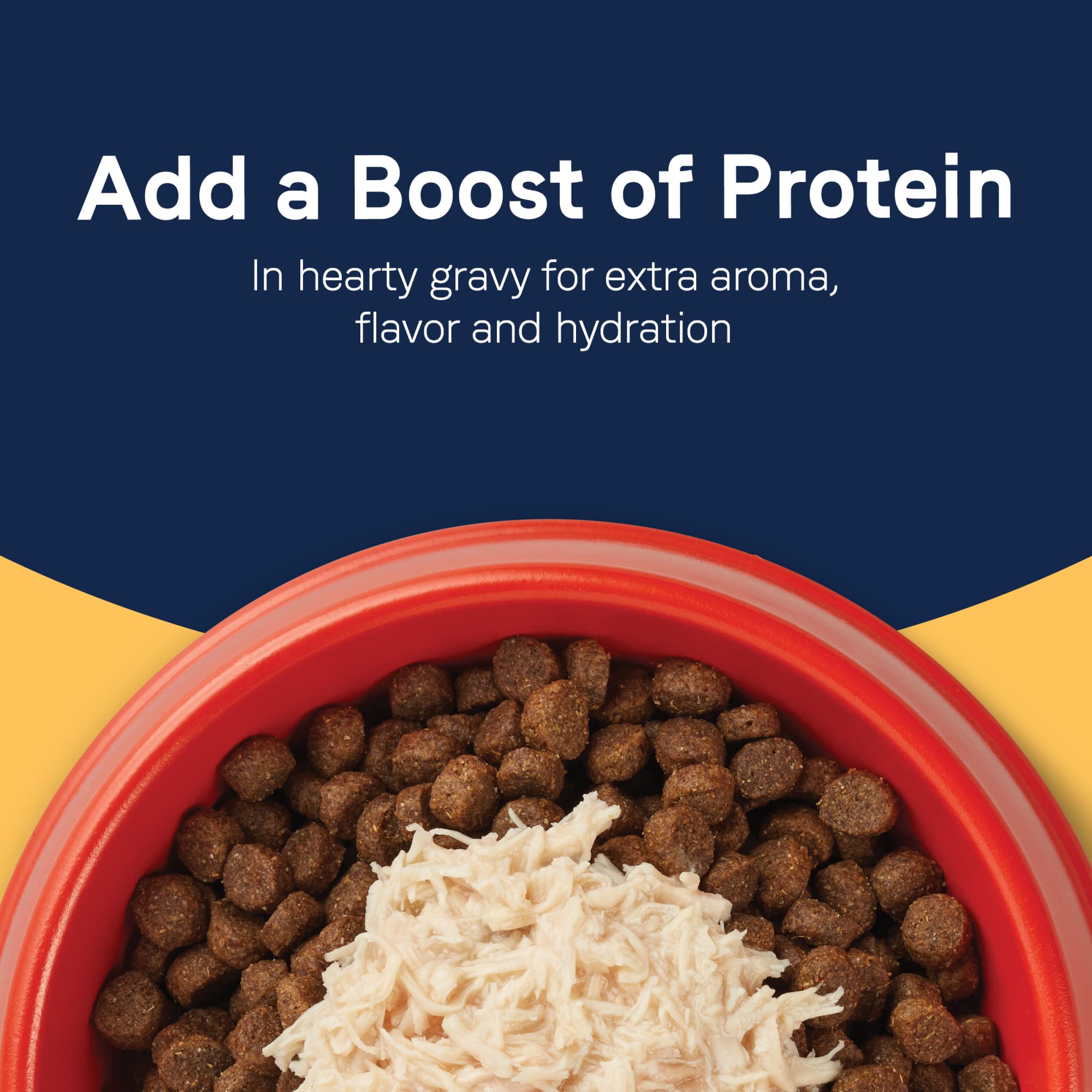 CANIDAE Pure Protein Topper: usage quotidien comme topping protéiné pour petits chiens.